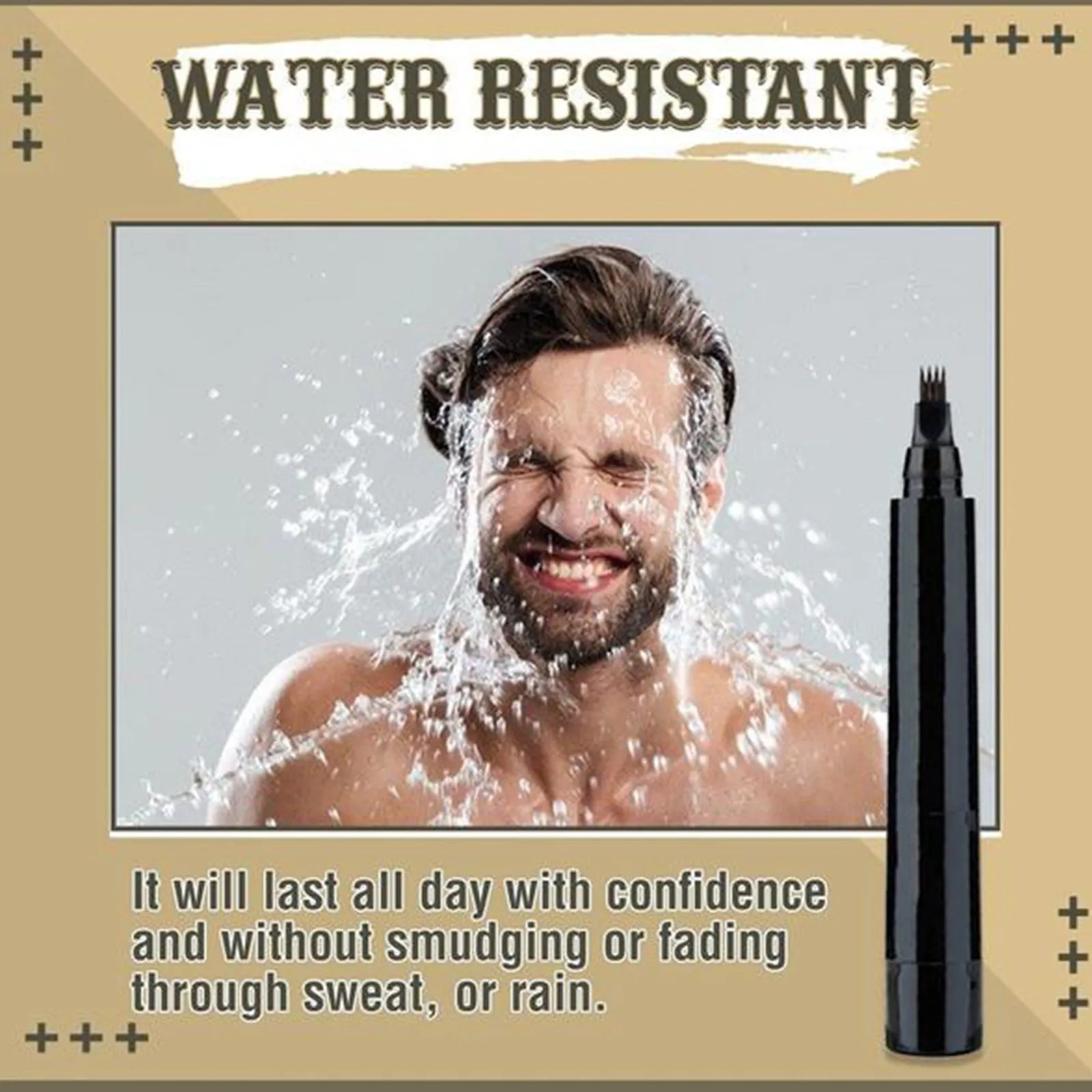 Lápiz rellenador de barba y línea del cabello – ¡instantáneamente un aspecto más denso y definido!