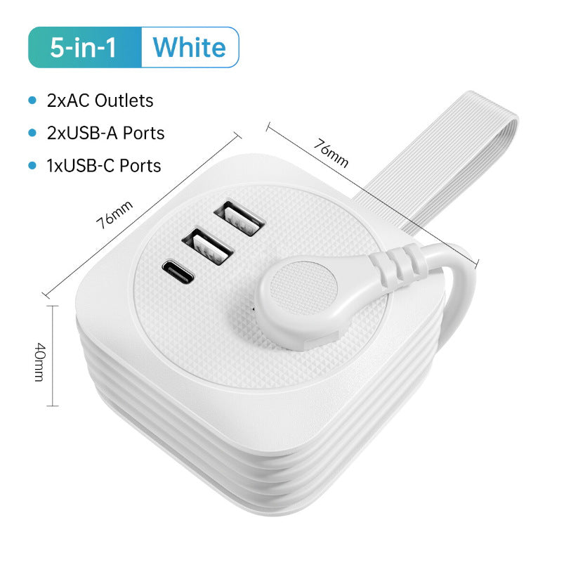 Torre de energía multi-enchufe portátil ChargeMate™