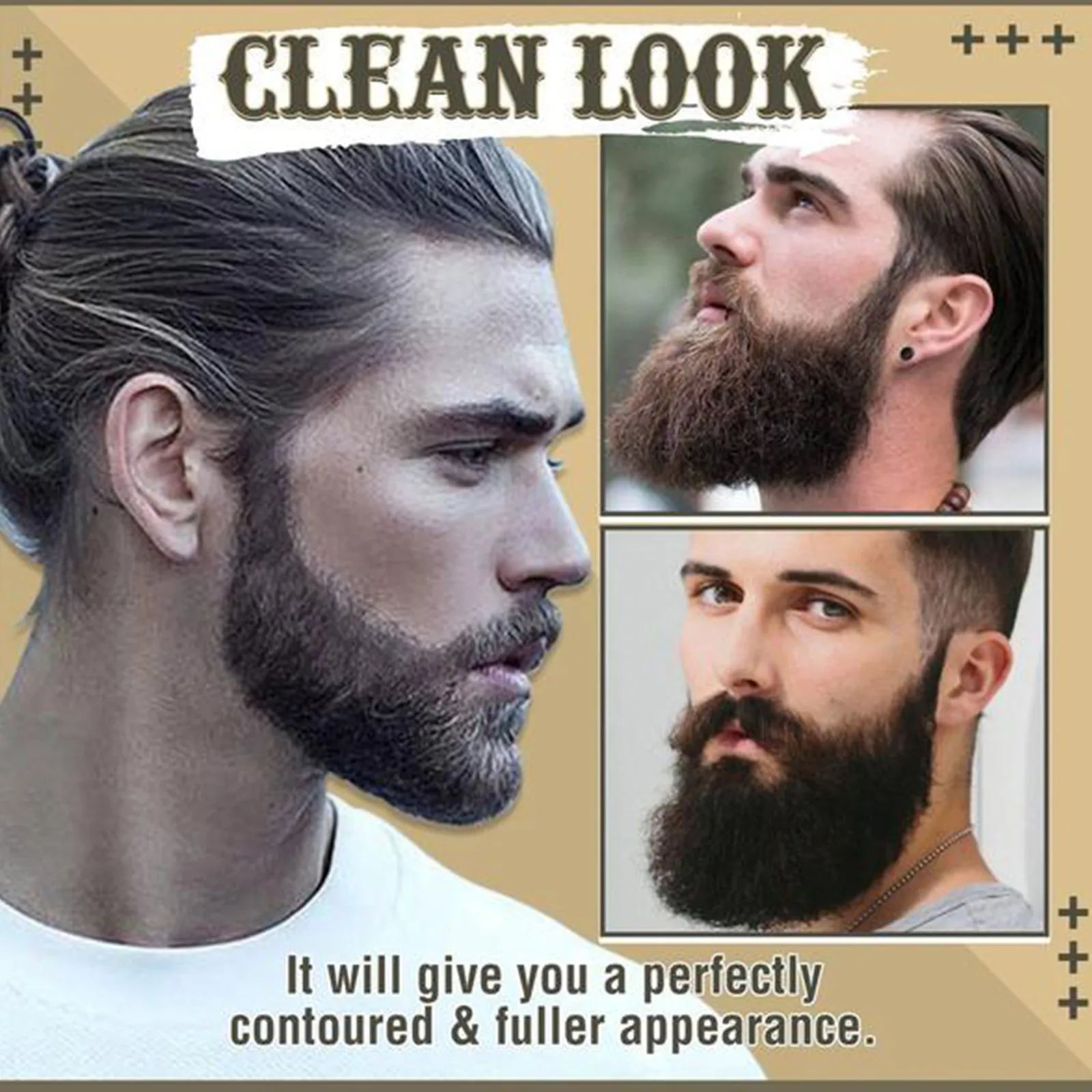 Lápiz rellenador de barba y línea del cabello – ¡instantáneamente un aspecto más denso y definido!