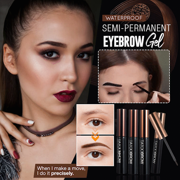 Gel para cejas semi-permanente a prueba de agua, compra uno, lleva otro gratis